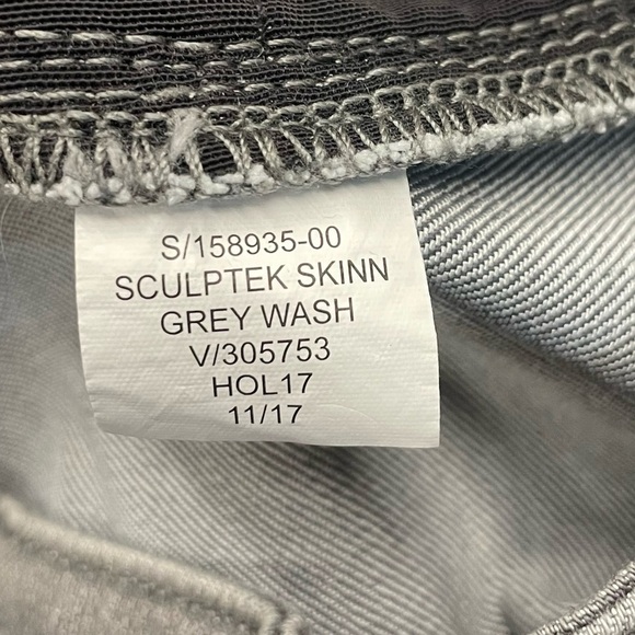 ATHLETA JEANS | SCULPTEK SKINNY JEAN in GRAY WASH size 10 - Picture 9 of 11